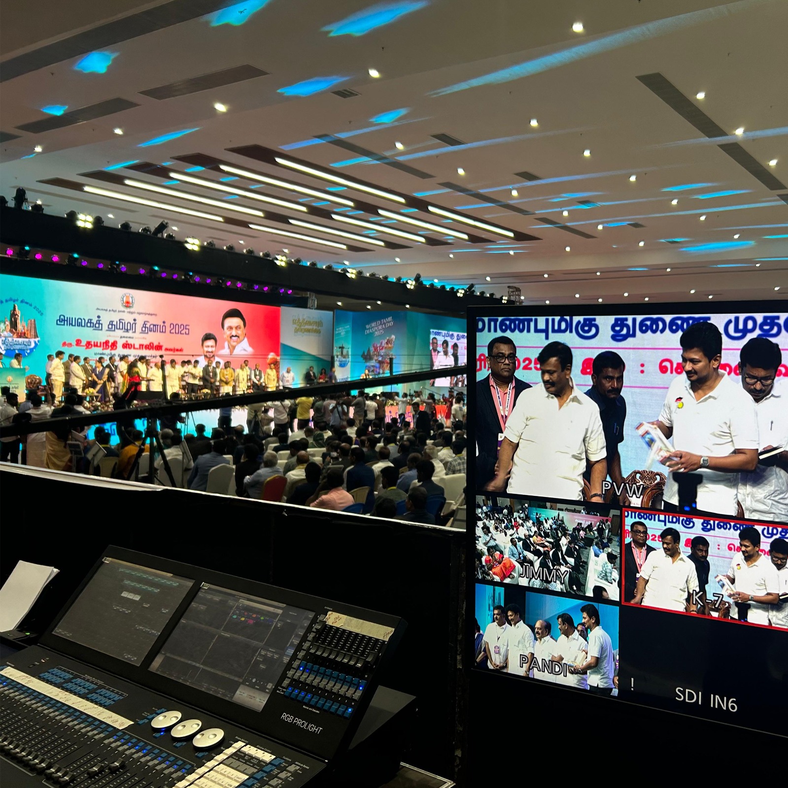Full LED Wall, Photo & Video Coverage Setup for World Tamil Diaspora Day 2025