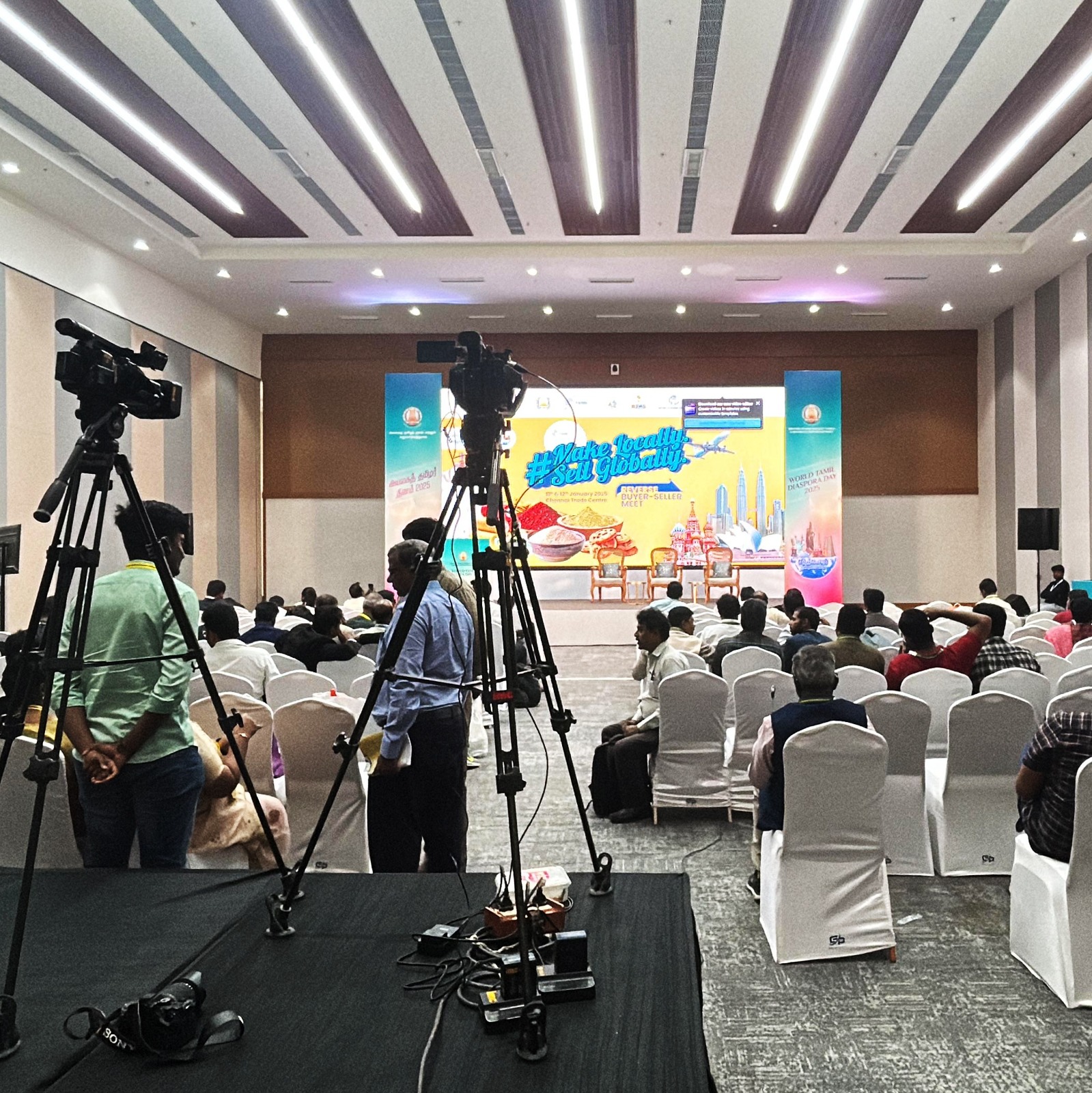 Full LED Wall, Photo & Video Coverage Setup for World Tamil Diaspora Day 2025